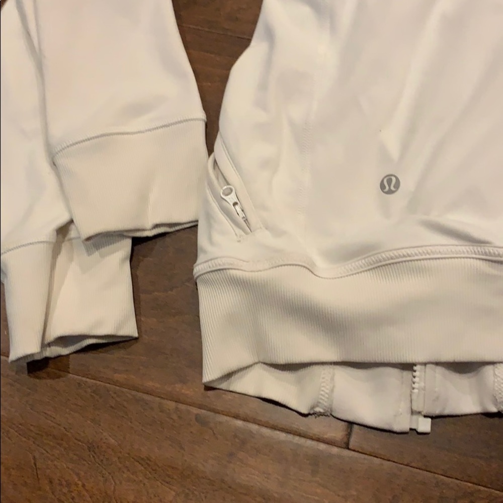 off white lululemon jacket